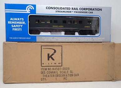 K-Line Conrail Streamliner Observation Car