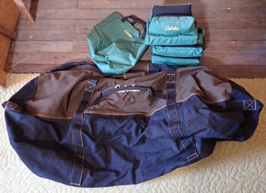 Cabelas Shooting Rests & Duffle Bag