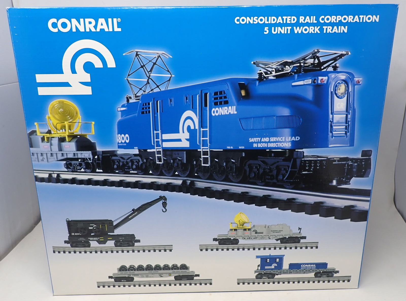 K-Line Conrail 5 Unit Work Train (1 of 8)