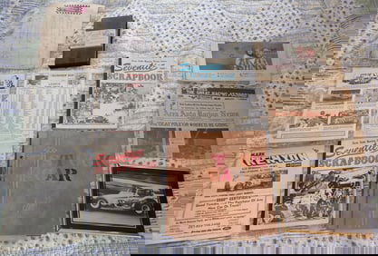 70's Racing Scrapbooks Snyder VHS Tape & Misc
