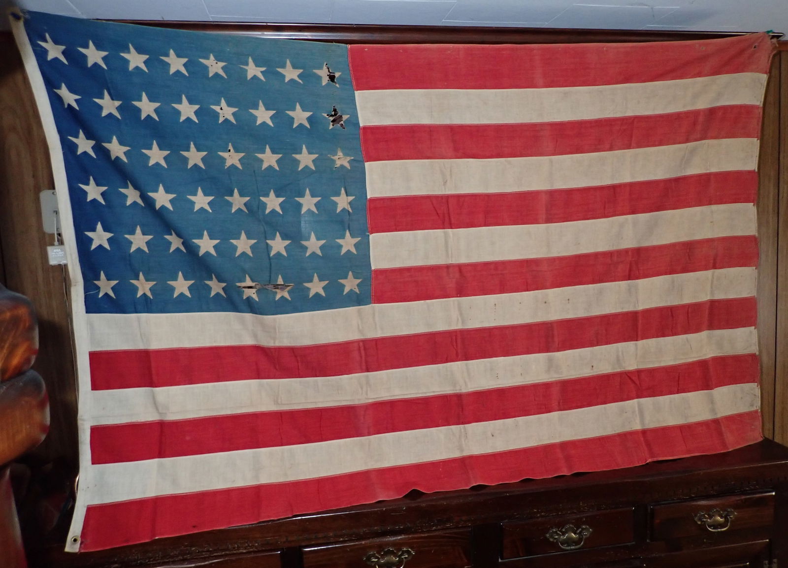 48 Star American Flag: Approx 45" x 72". Shipping available