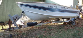 16' Sylvan Sea Troller w/ 55hp Suzuki Motor