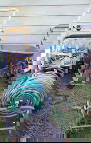 Garden Cart Wheel Barrow Hose Reel Hand Truck