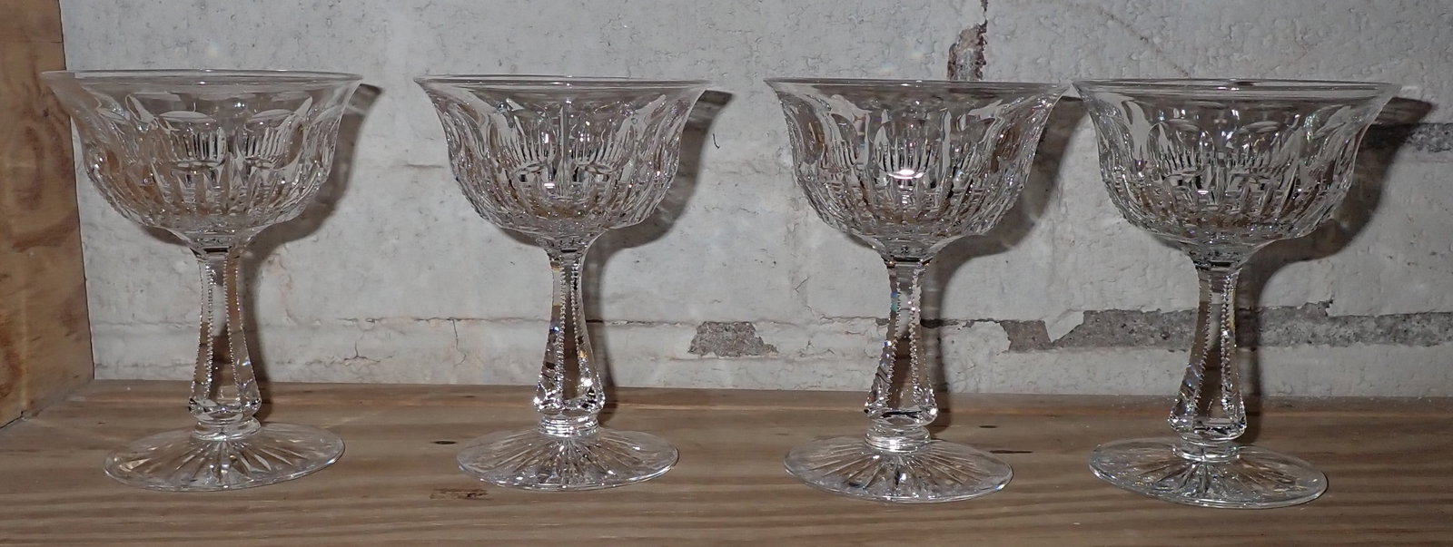 Crystal Stemware: Approx 3 1/2" in diameter and 4 5/8" tall. Shipping available
