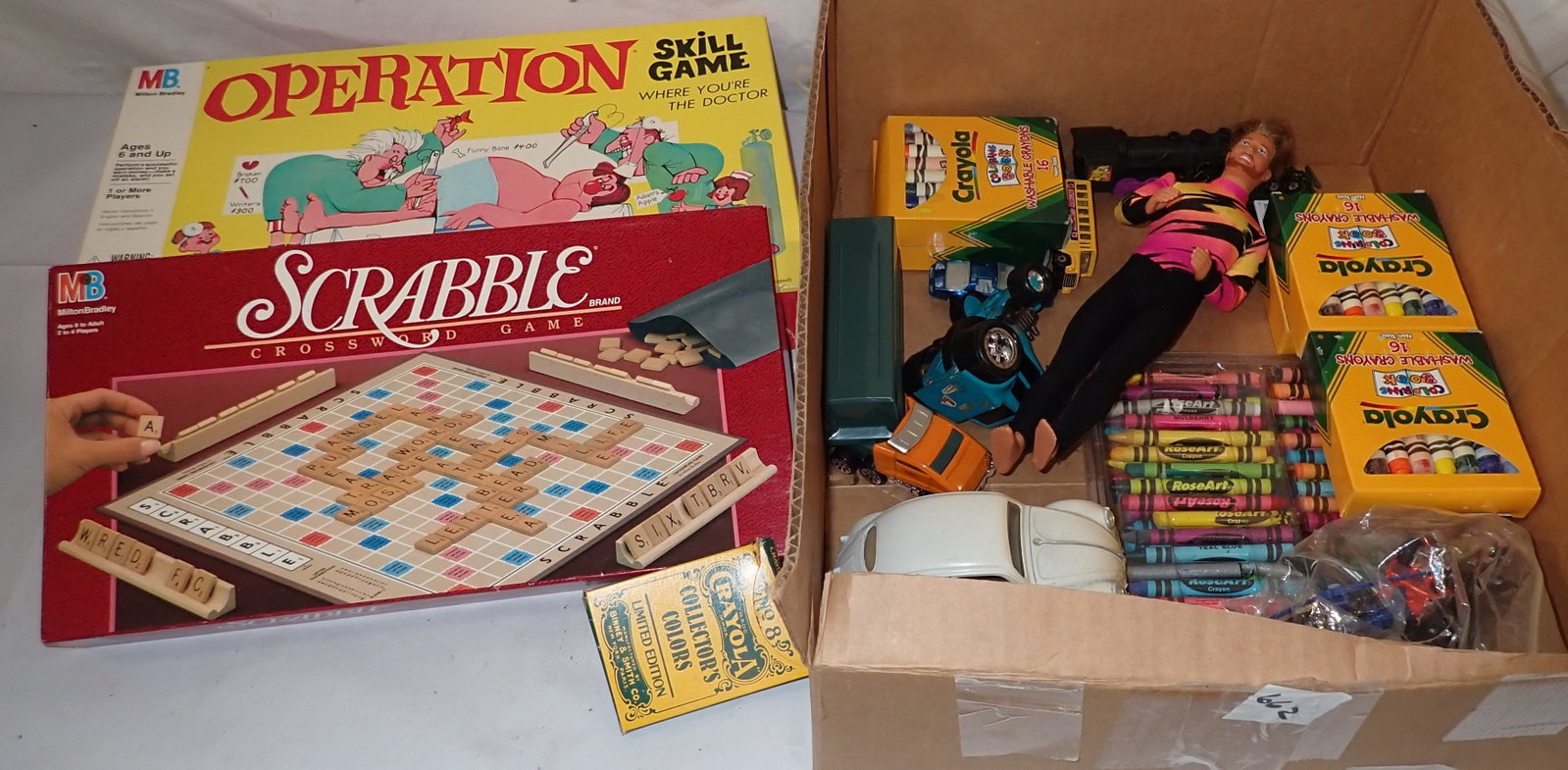 Toys Games Crayons: We do not guarantee games are complete. No in house shipping !