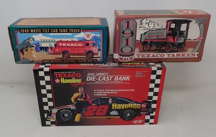 Texaco Diecast Banks incl Dale Jarrett