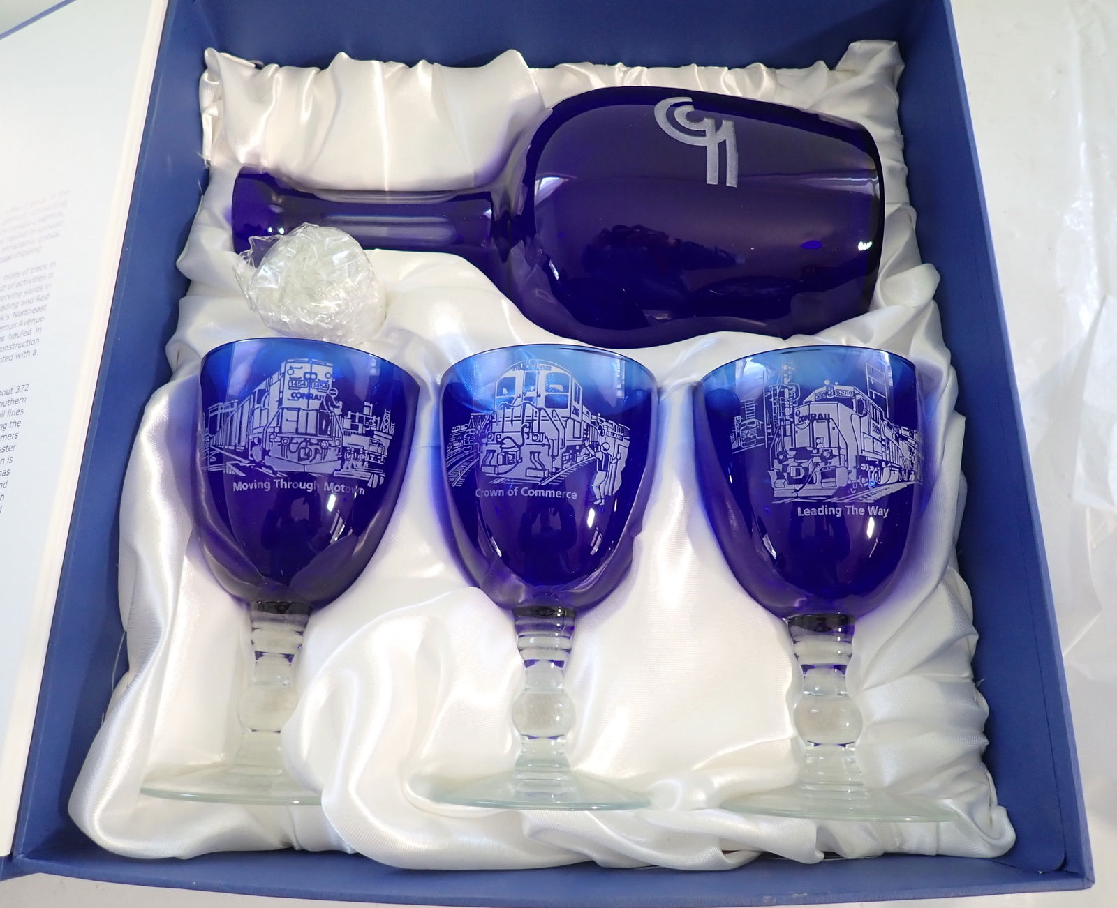 Conrail Decanter & Goblets (1 of 3)