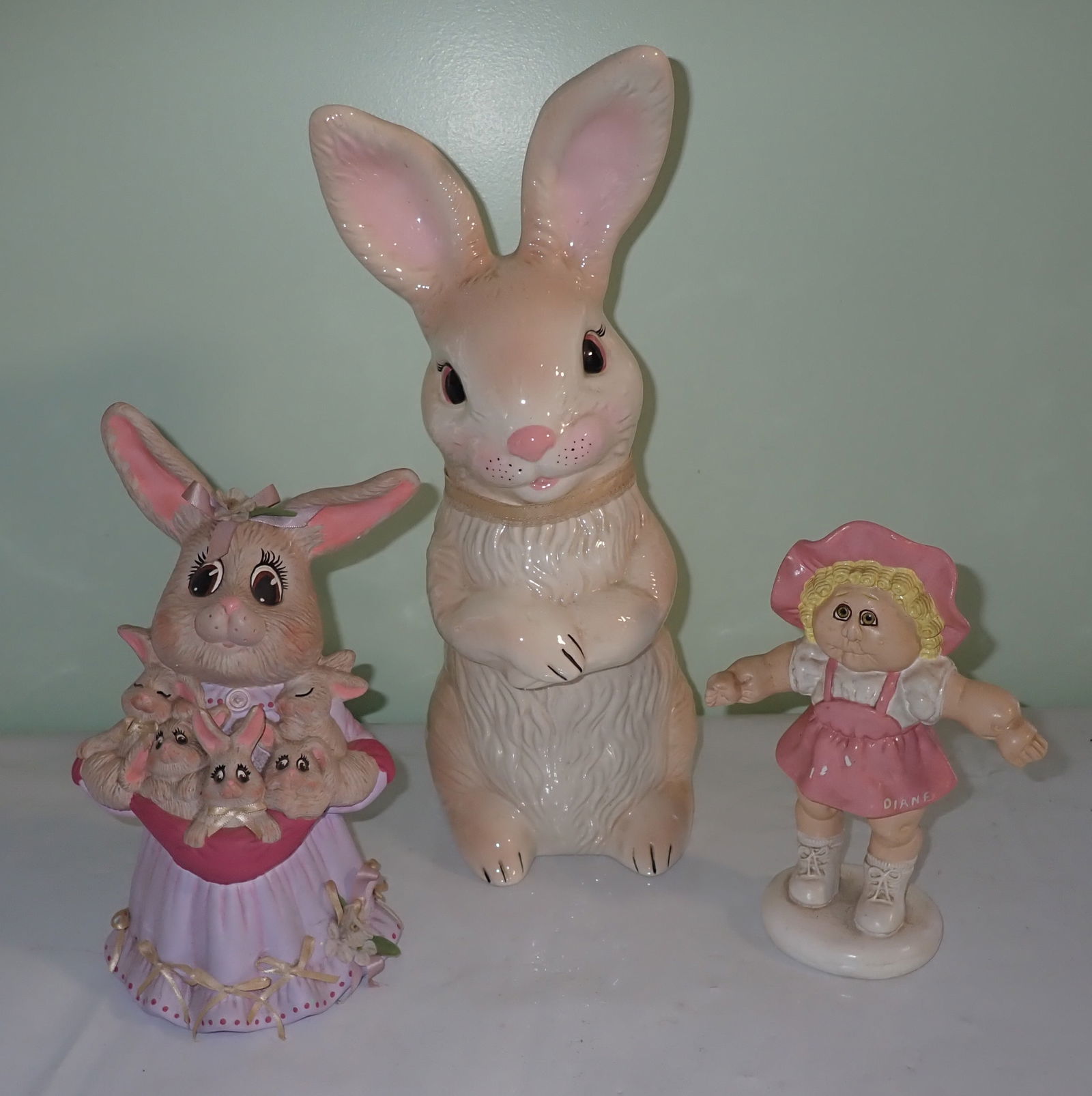 Ceramic Rabbits & Cabbage Patch (1 of 1)