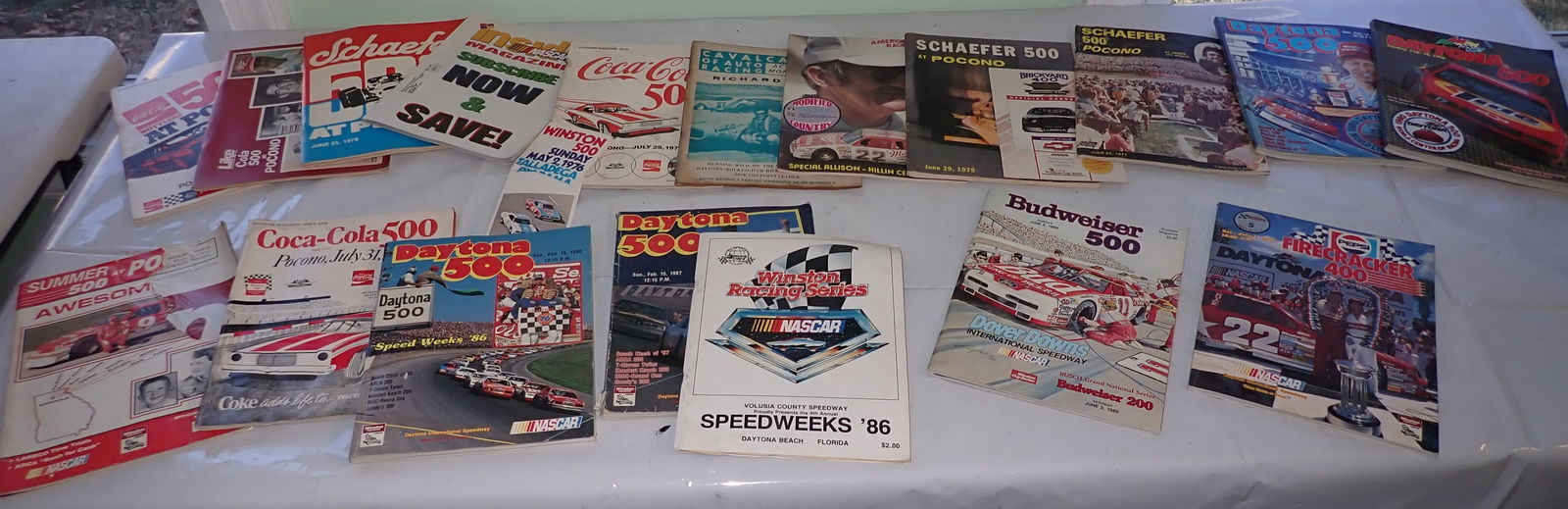 Nascar Racing Programs (1 of 7)