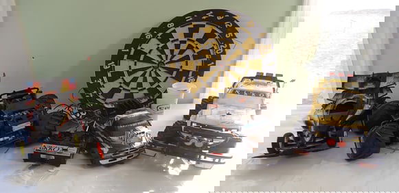 Remote Control Cars Trucks & Dartboard