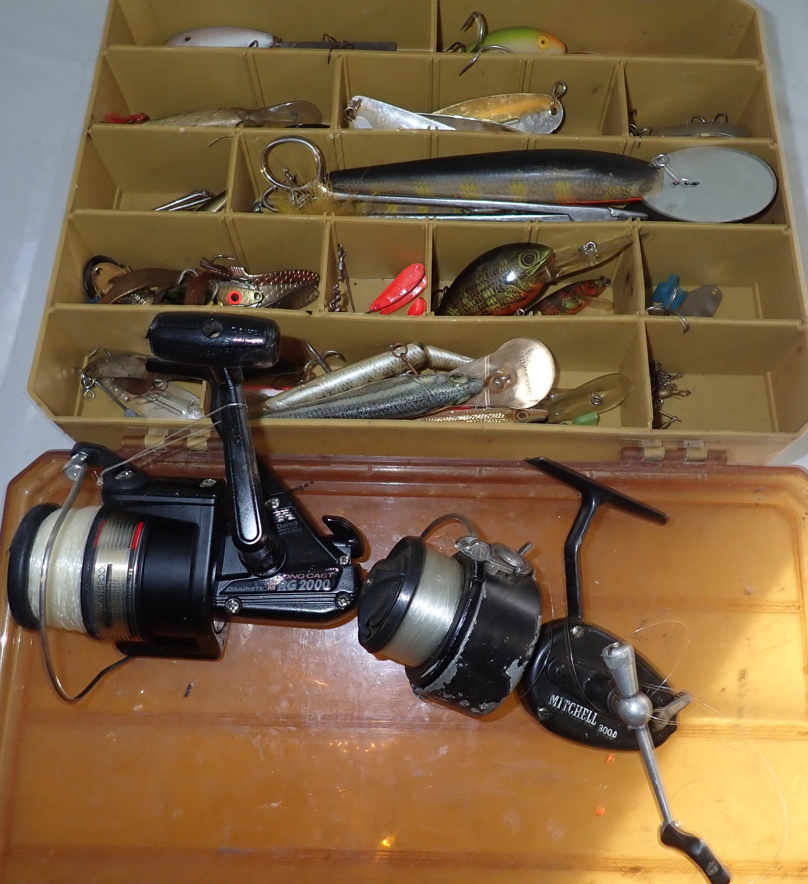 Tackle Box Lures & Fishing Reels (1 of 4)