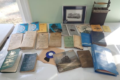 Conrail Print Jersey Central Lines Rules Train Ephemera