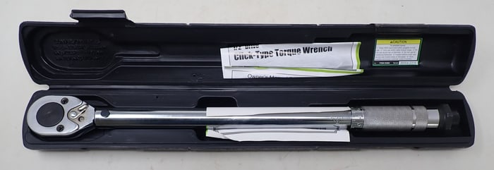 Pittsburgh 1/2" Drive Click Type Torque Wrench