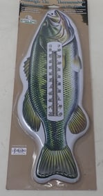 Tin Largemouth Bass Thermometer