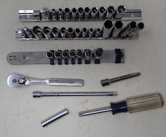 Craftsman 1/4" Drive Rachet Sockets Drivers