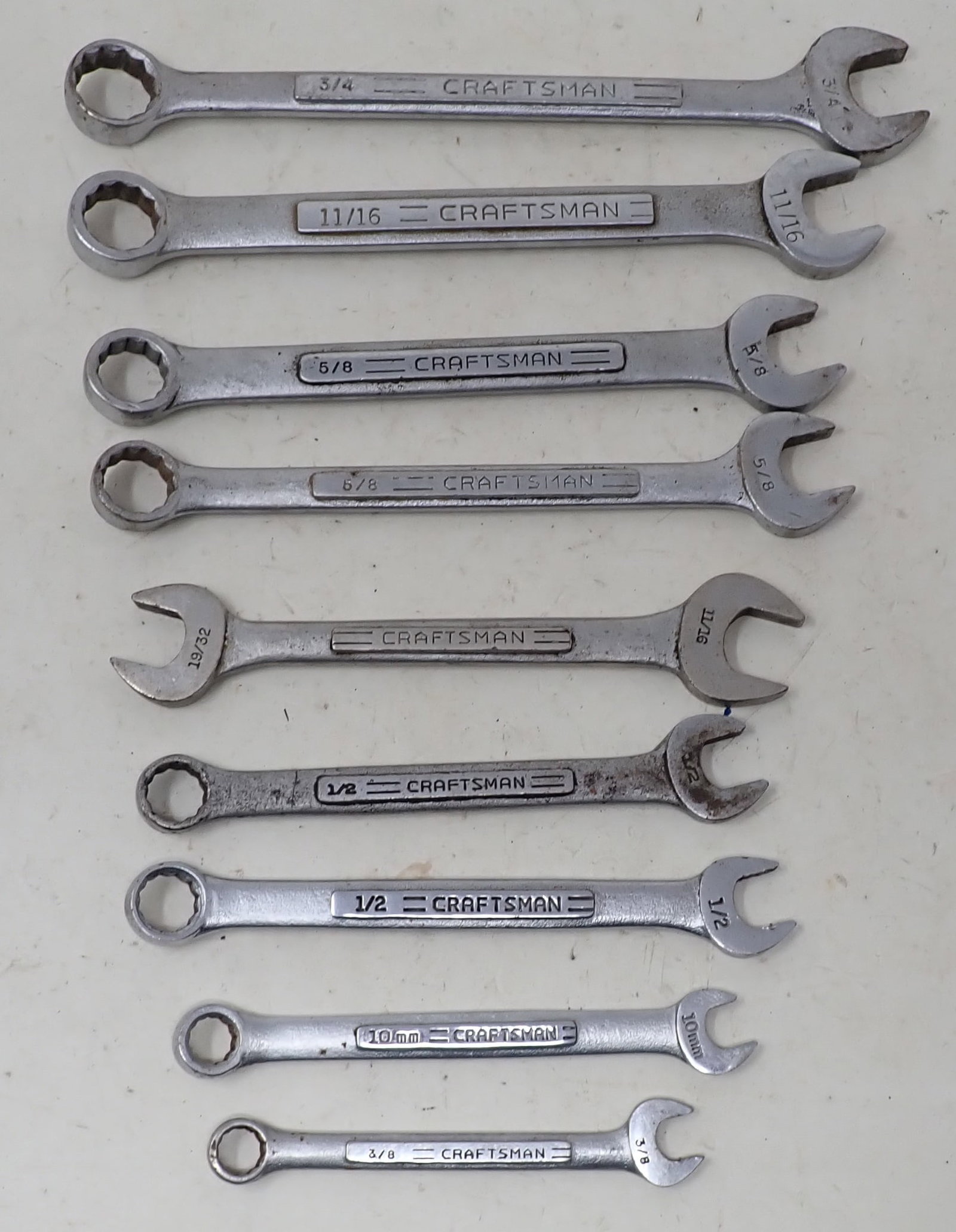 Craftsman Wrenches: 3/8" - 3/4". Shipping available