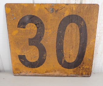 Aluminum Railroad Sign