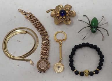 Ant Brooch & Misc Jewelry