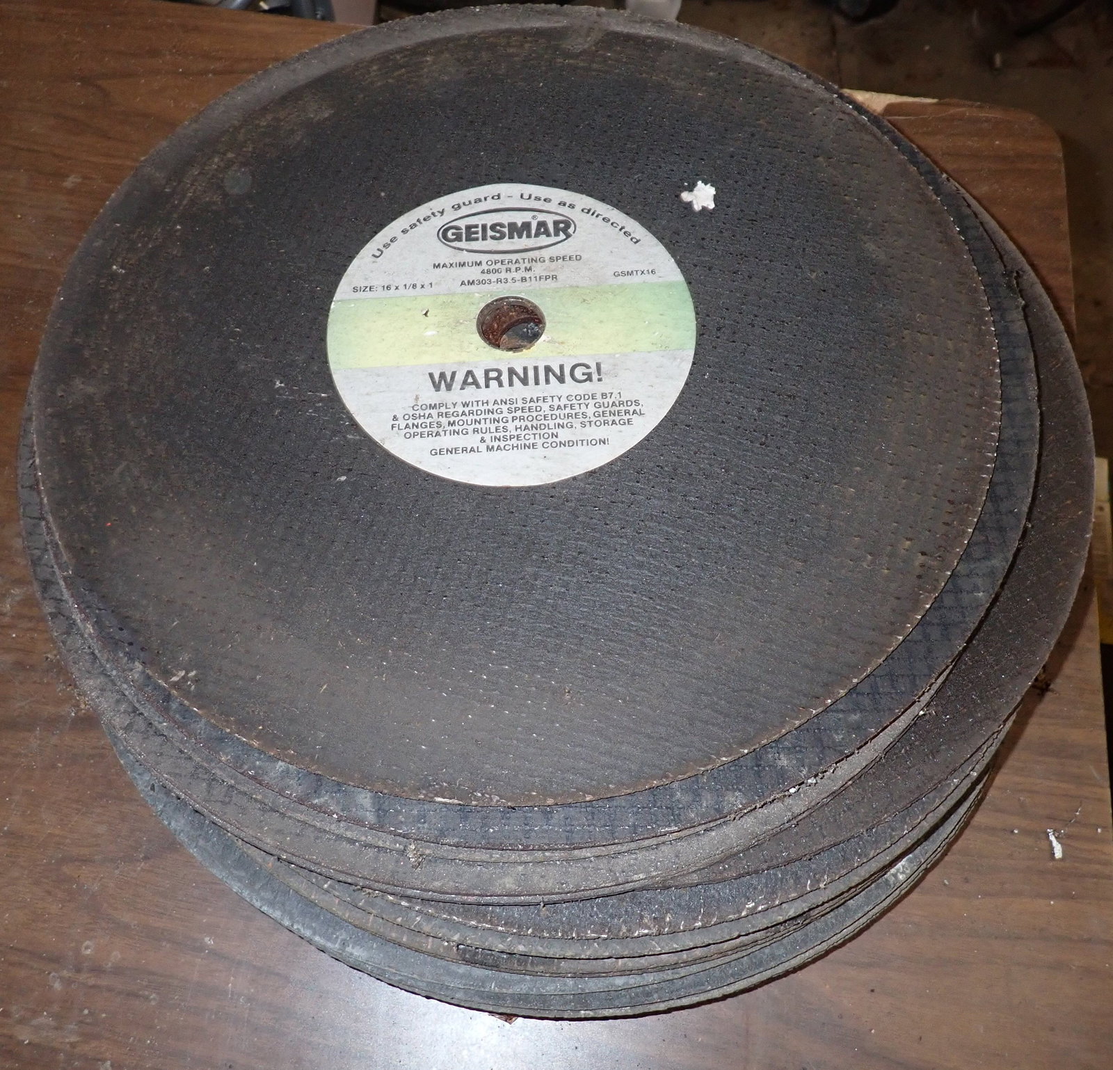 18 Abrasive Blades: No in house shipping !