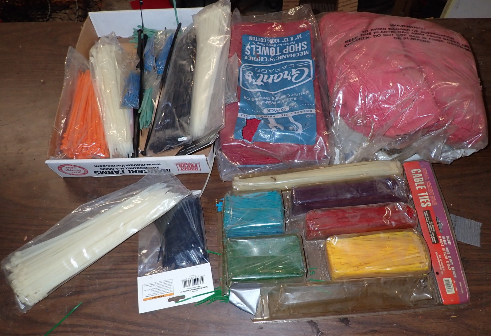 Rags & Cable Ties: Shipping available
