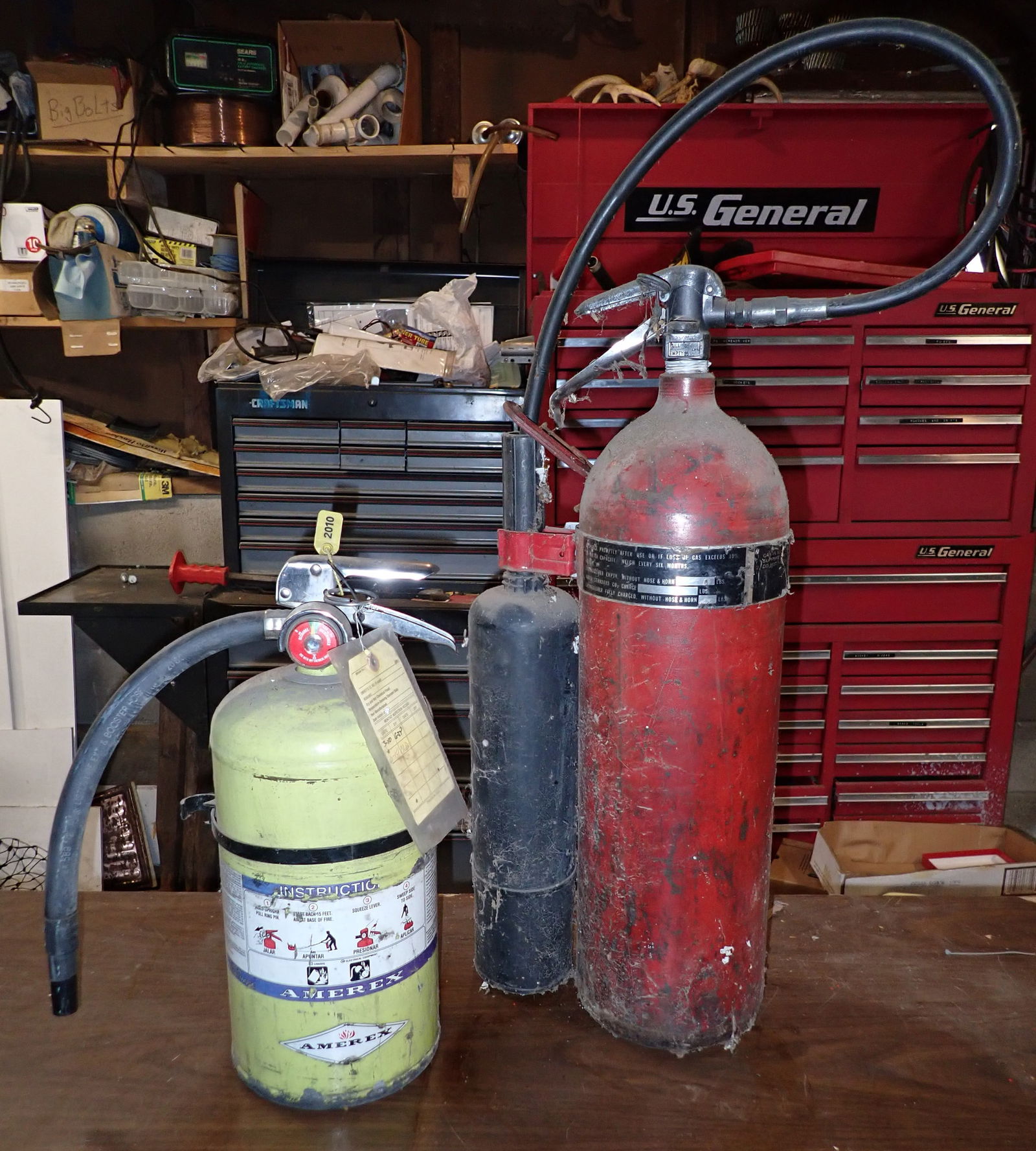 2 Vintage Fire Extinguishers (1 of 1)