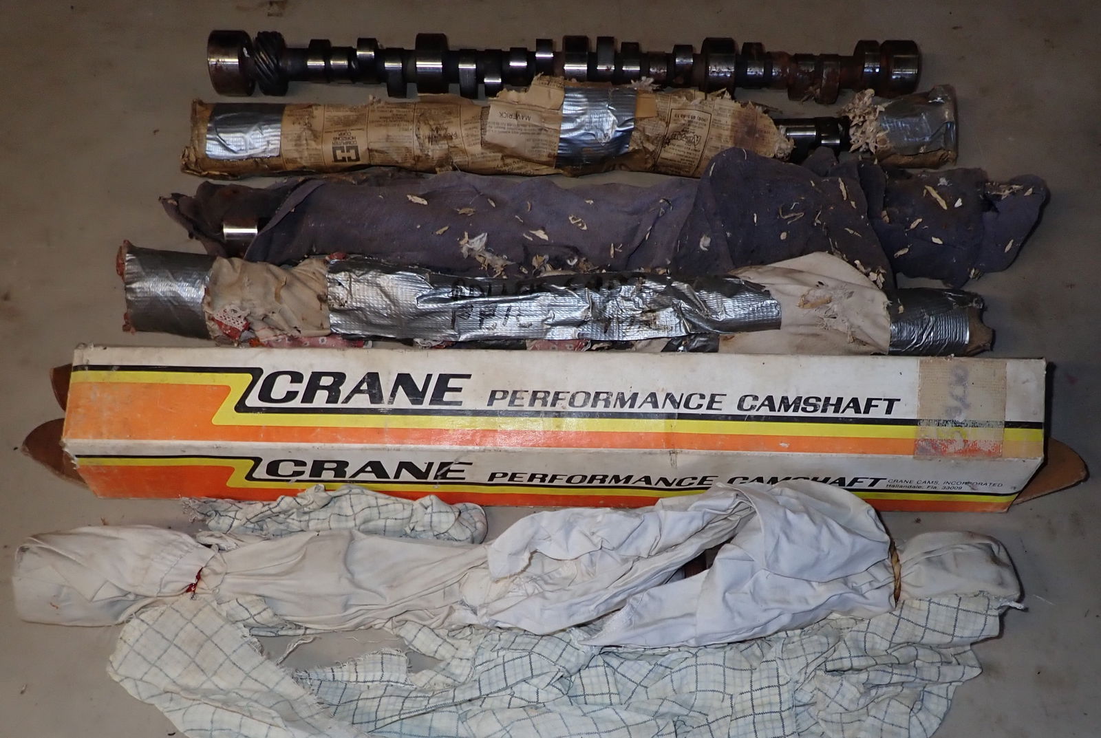 5 Vintage Stock Car Cam Shafts (1 of 7)