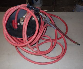 Hose Reel & 3/8" Air Hose