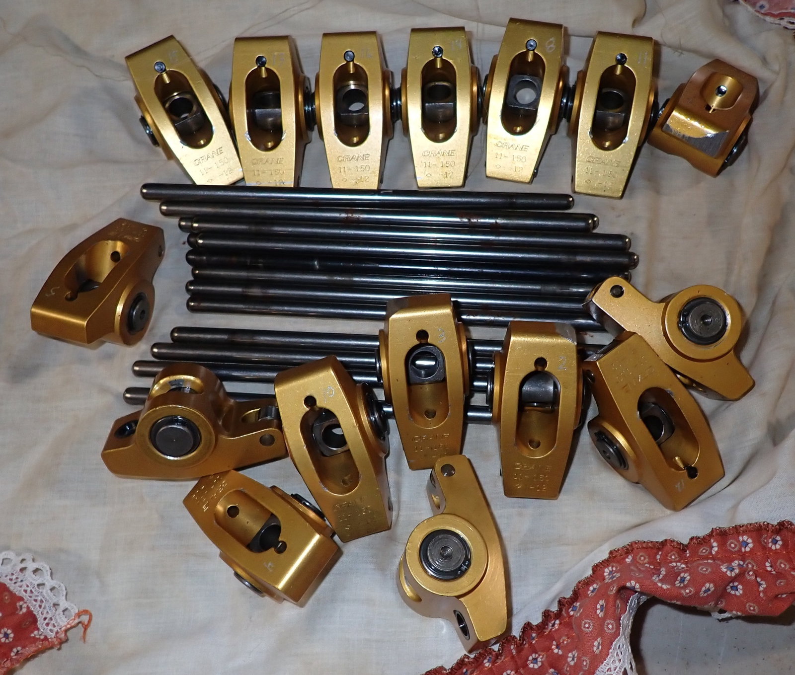 Roller Rocker Arms Push Rods: Shipping available