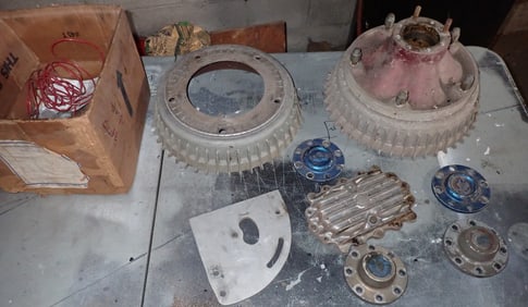 Vintage Stock Car Drums & Misc Parts