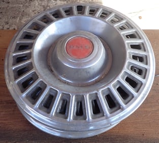 4 Vintage PMC Hubcaps
