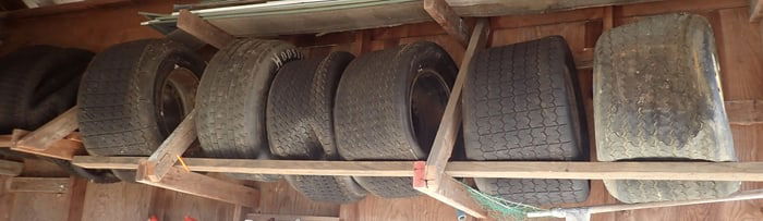 Vintage Stock Car Tires & Rims