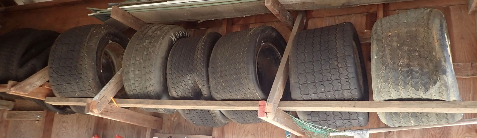 Vintage Stock Car Tires & Rims (1 of 6)
