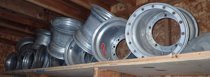 Vintage Aluminum Stock Car Rims