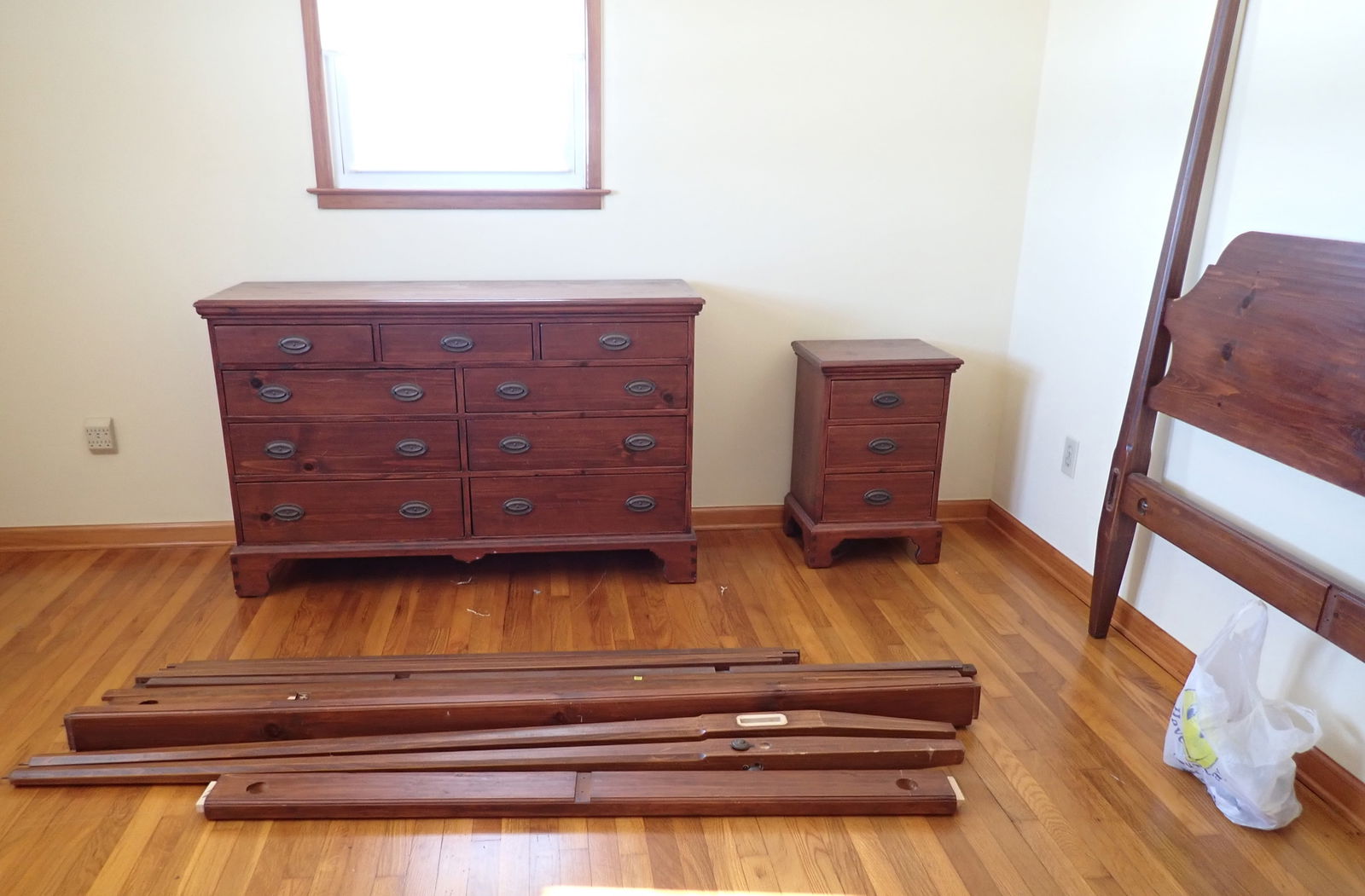 Shaker Style Pine Bedroom Set Cane Furniture (1 of 9)