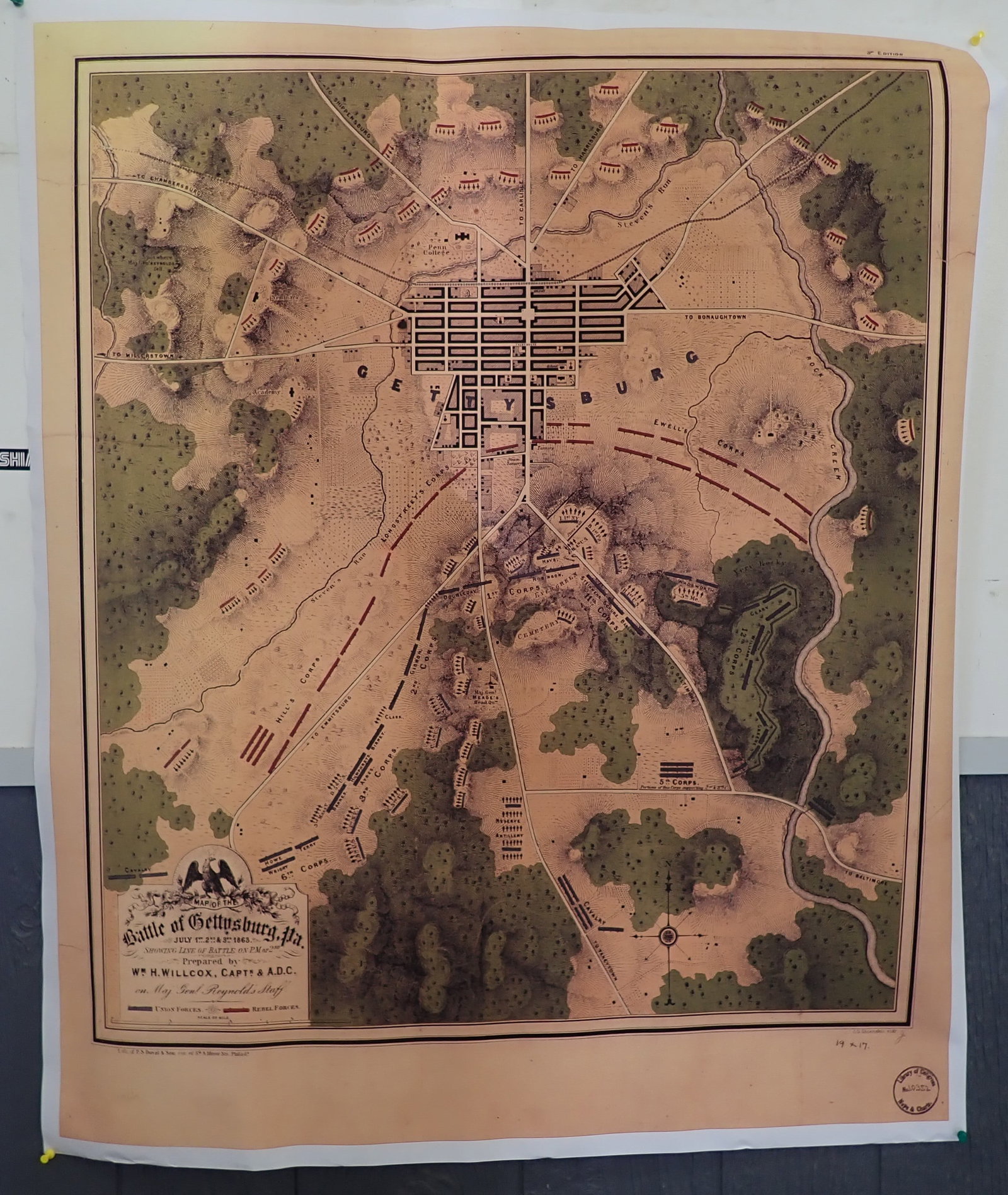 Battle of Gettysburg & Vicinity Maps (1 of 5)