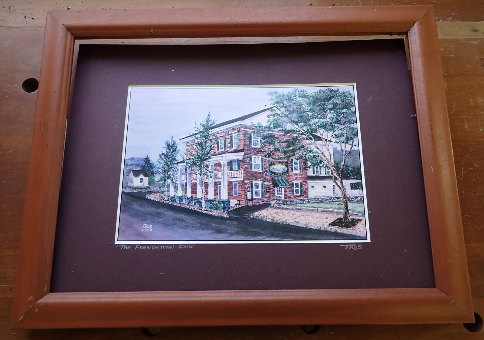 2003 TADS Signed Frenchtown Inn Print (1 of 5)