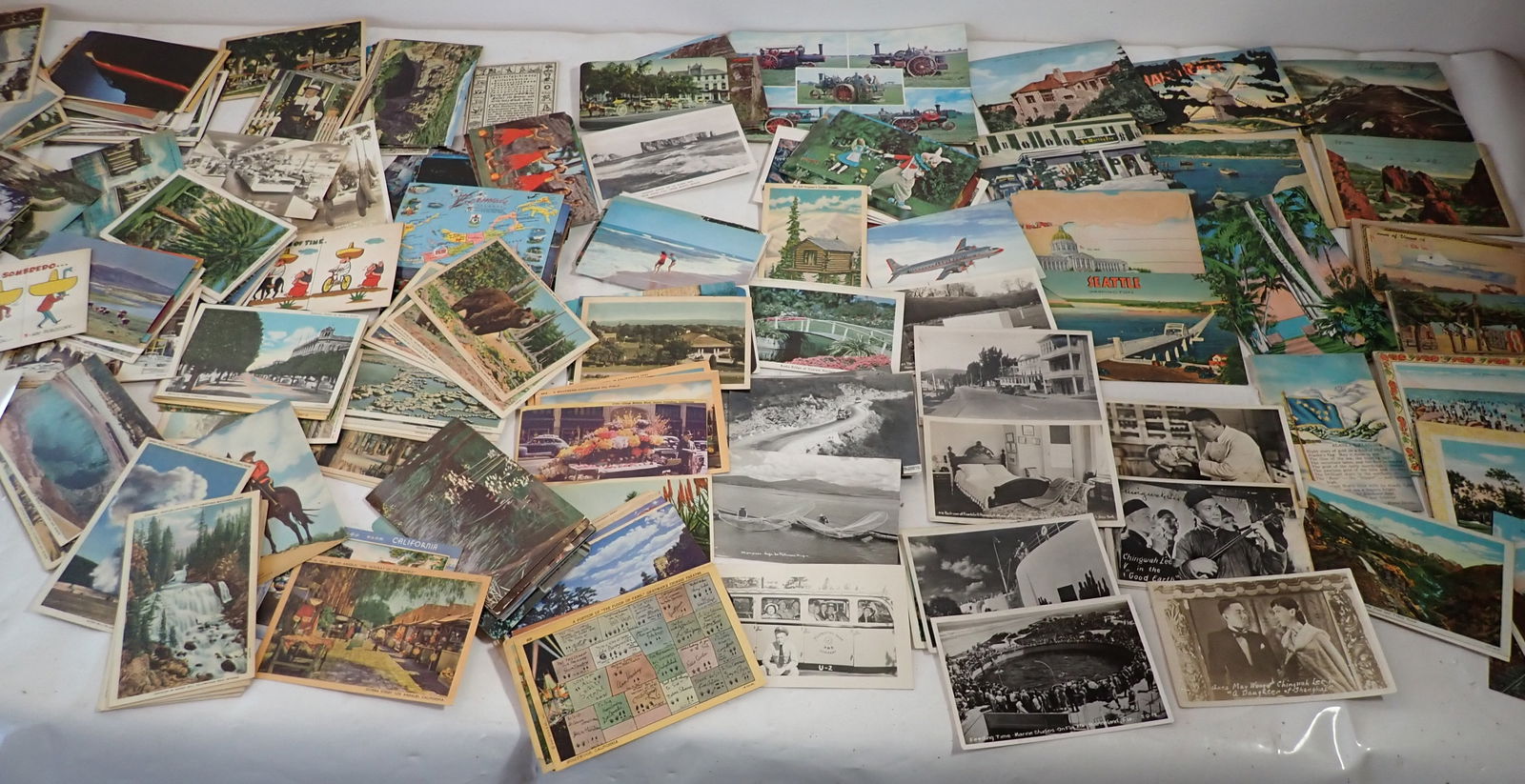 Table Contents of Postcards: Shipping available