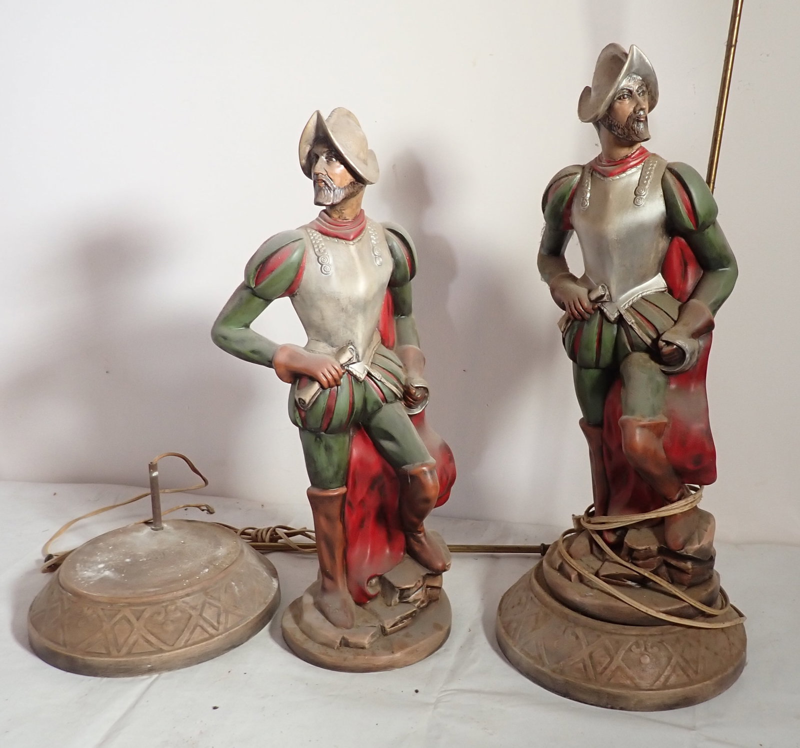 Spanish Conquistador Table Lamps (1 of 2)