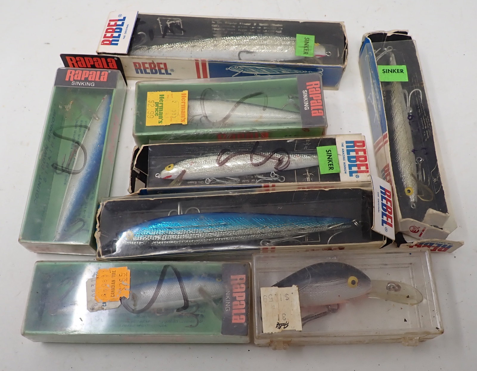 Rapala & Rebel Fishing Lures: Shipping available