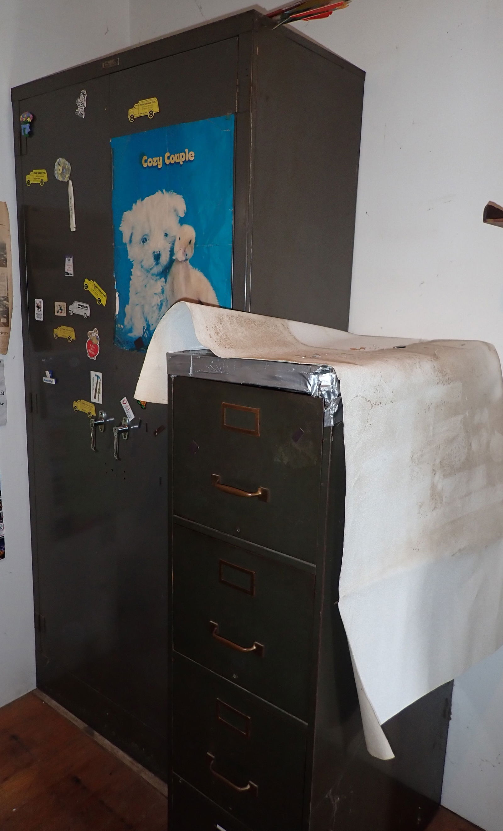 Supreme Steel Two Door Cabinet & Contents (1 of 14)