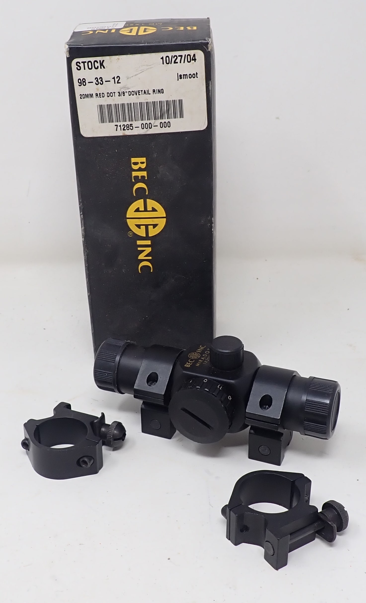 BEC Miradot 1x20mm Red Dot Scope: Shipping available