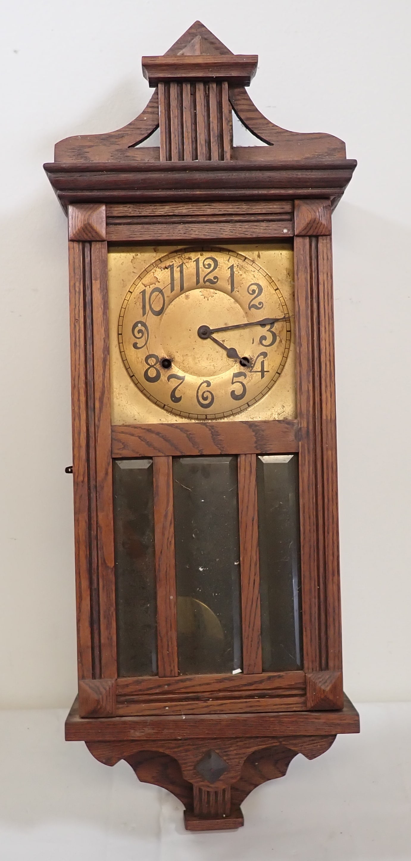 Gilbert Oak Wall Clock (1 of 6)