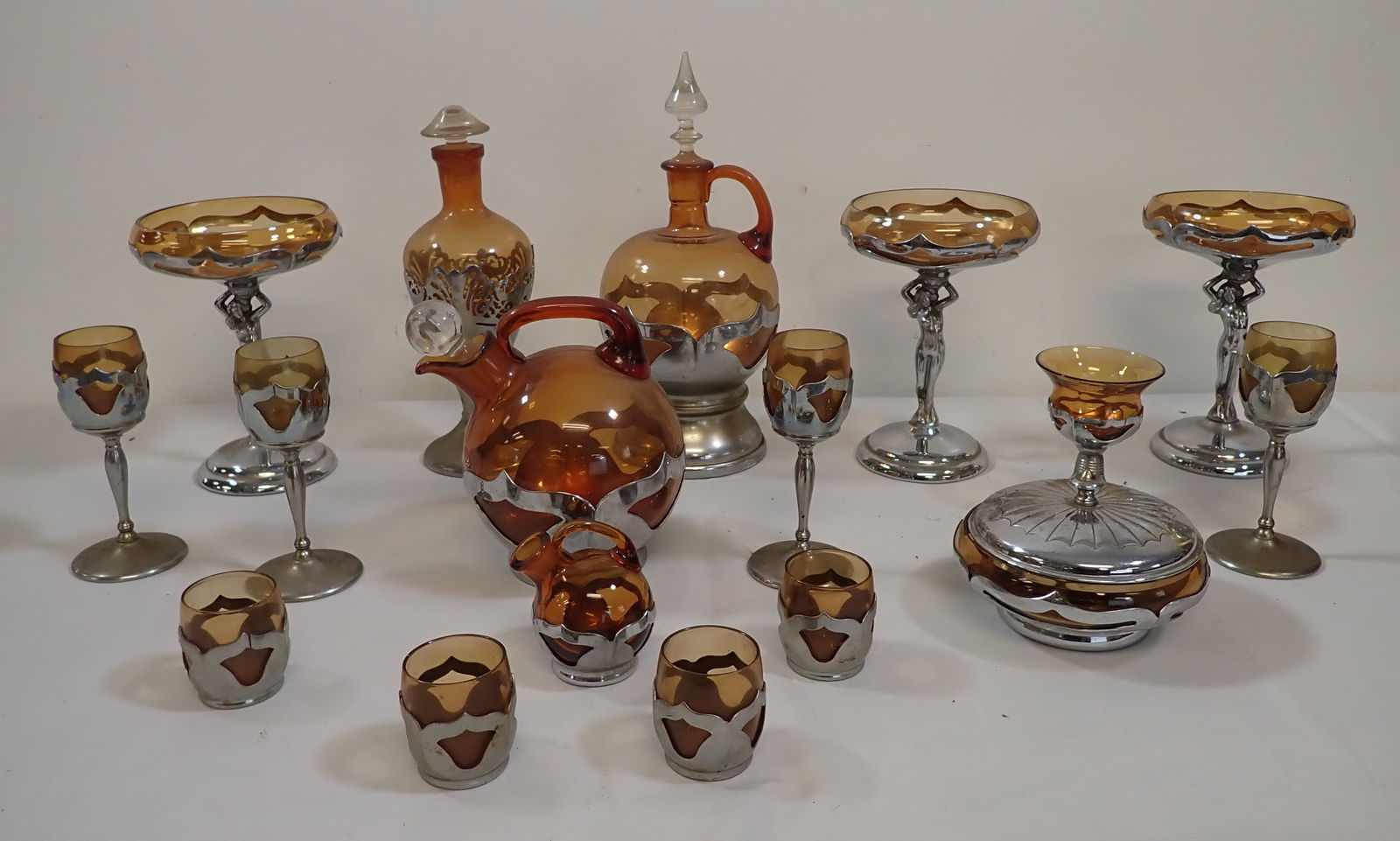 Farber Bros Krome Kraft Liquor Set (1 of 6)