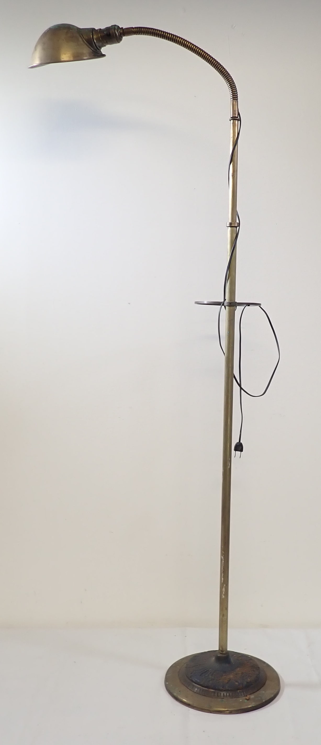 Brass & Iron Adjustable Floor Lamp (1 of 6)
