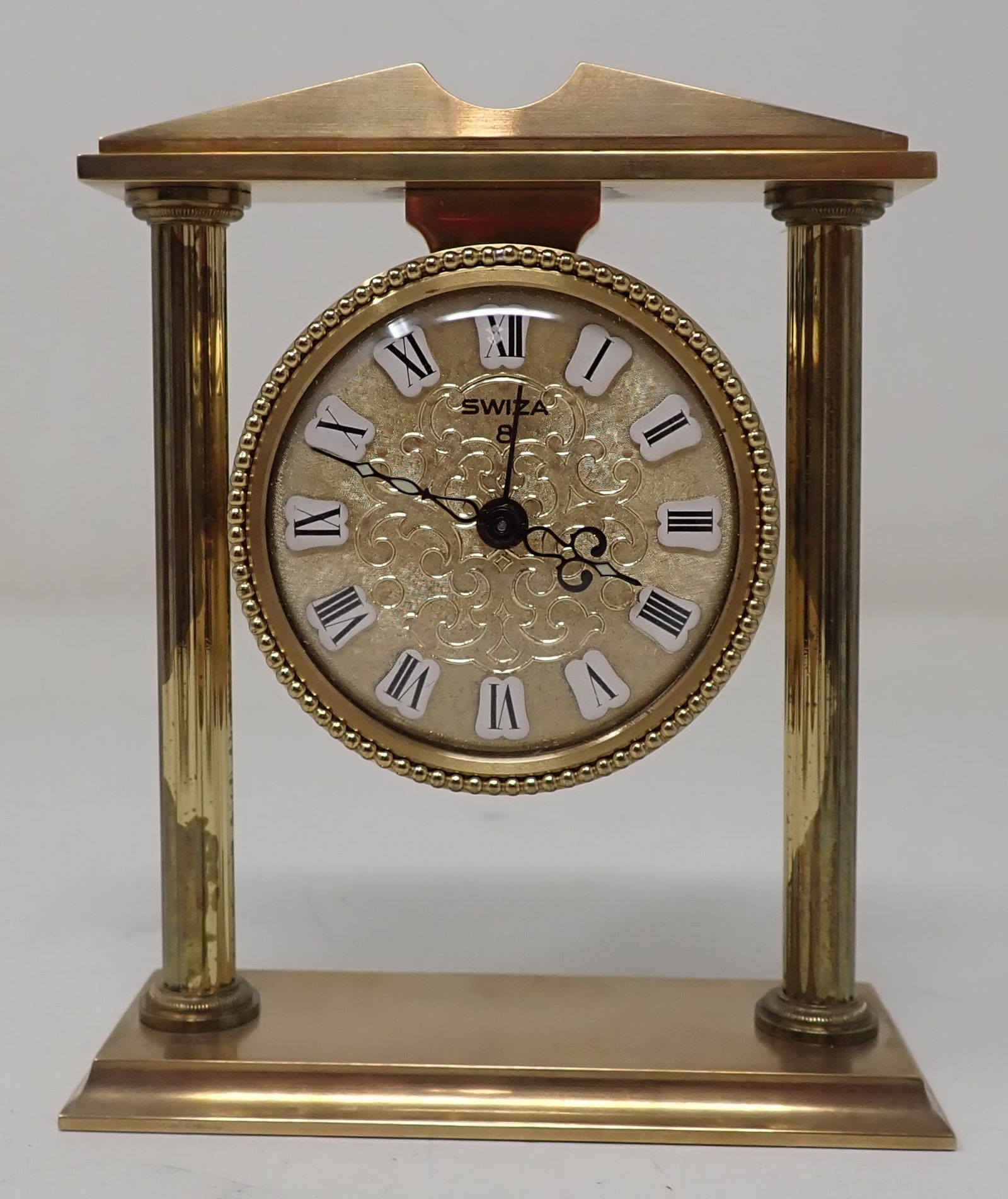 Swiza Brass Clock (1 of 4)