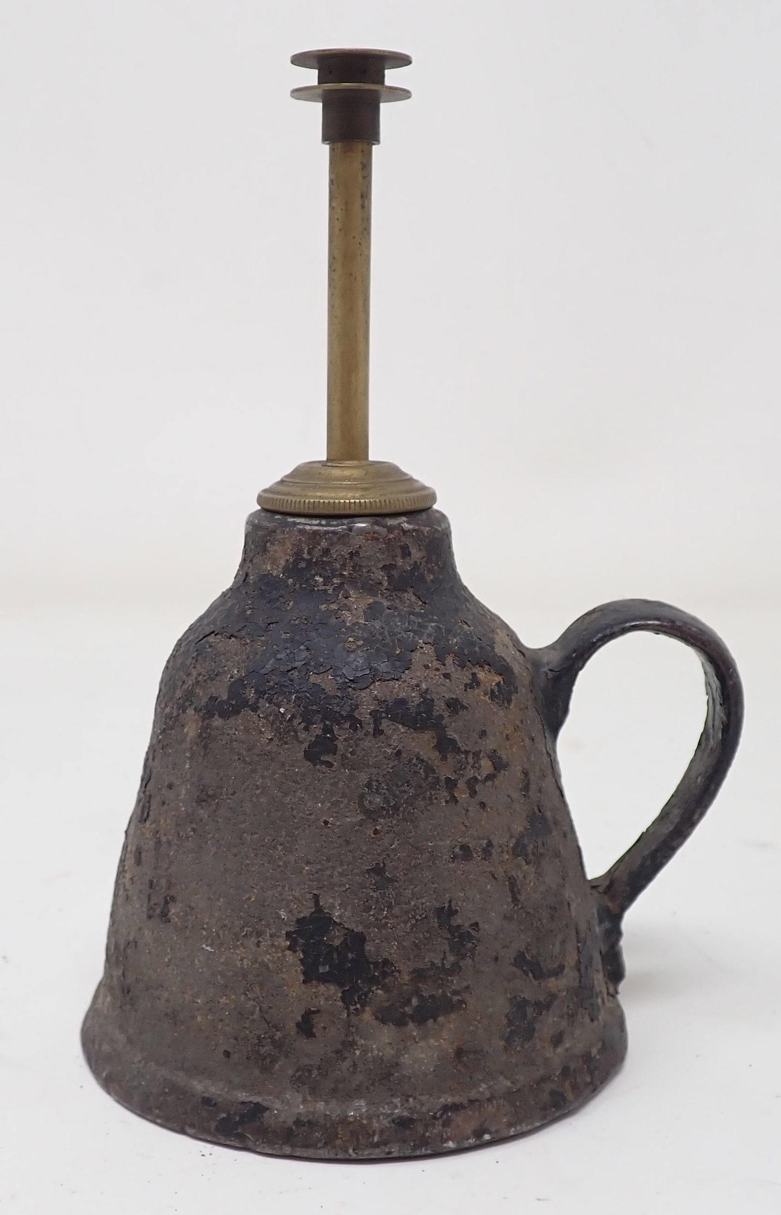 Whale Oil Lamp: Apprx 3 3/8" in diameter and 6" tall. Shipping available