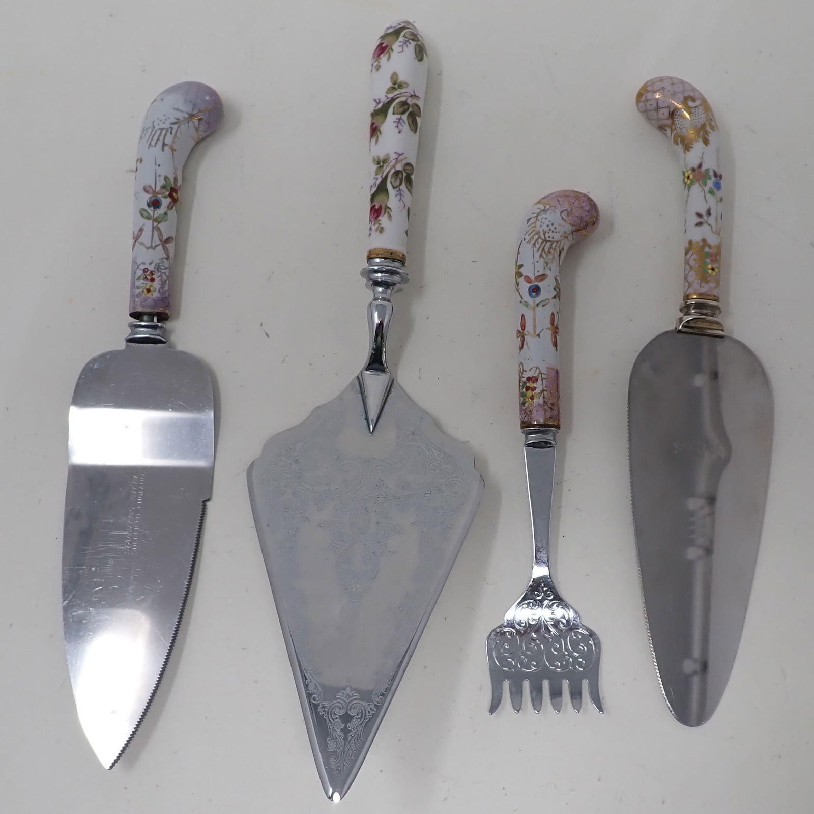 Pie / Cake Servers incl Floraine & Sheffield (1 of 2)