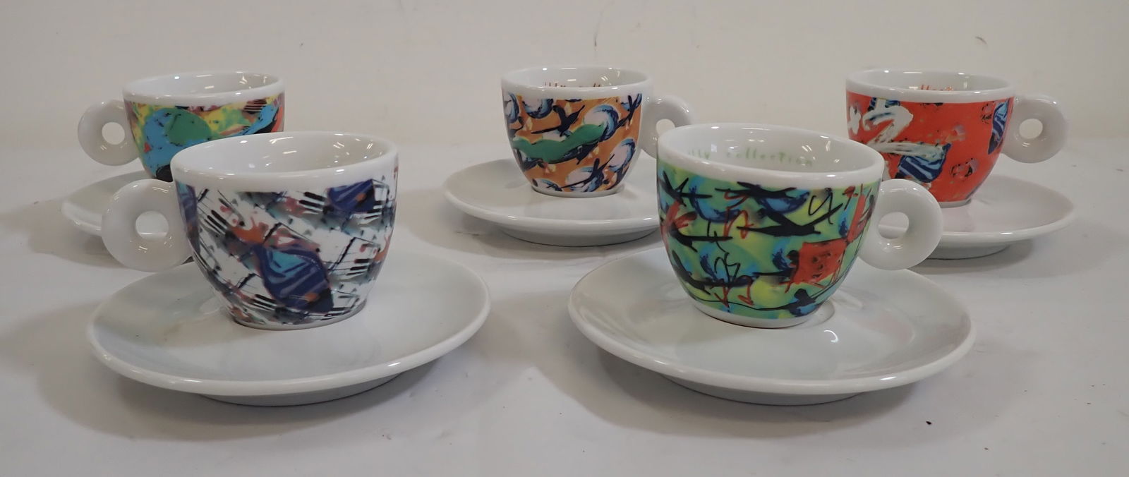 Illy Collection Espresso Cups Rosenthal Saucers (1 of 4)