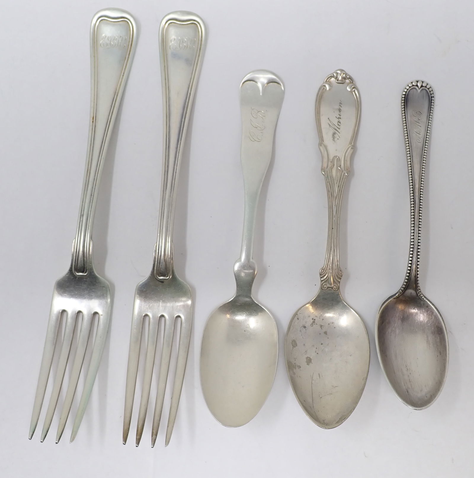 Sterling Silver Forks & Spoons (1 of 4)
