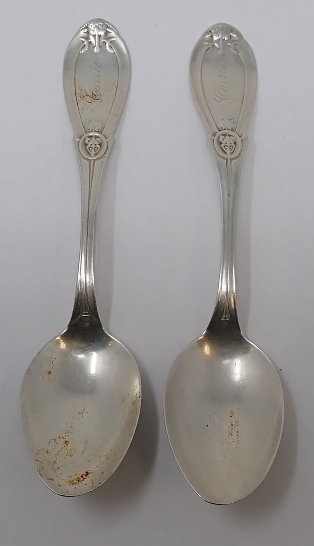 1862 Ettenheimer Sterling Silver Spoons (1 of 3)